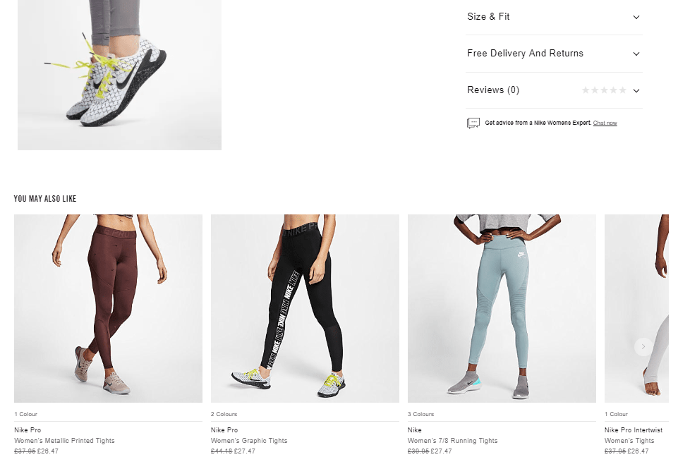 Nike - Screenshot - Ecommerce Websites