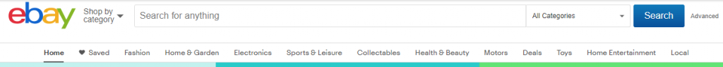 Ebay - Screenshot - Ecommerce Websites