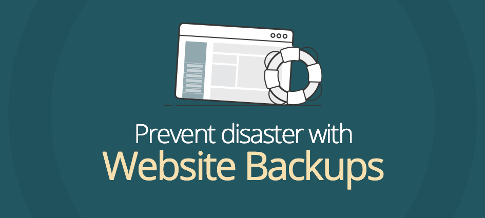 Prevent disaster with Website Backups