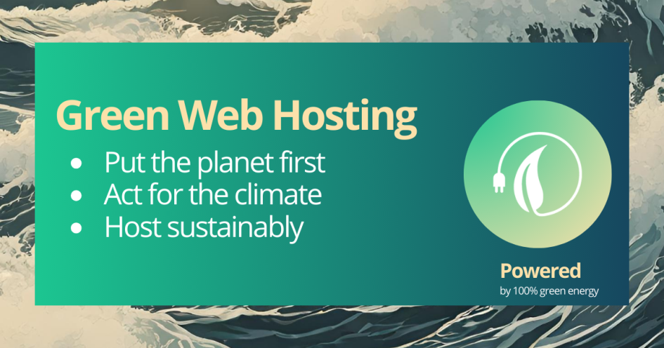 Green server technology and sustainable hosting