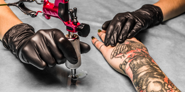 Equipment used when people get a tattoo near me