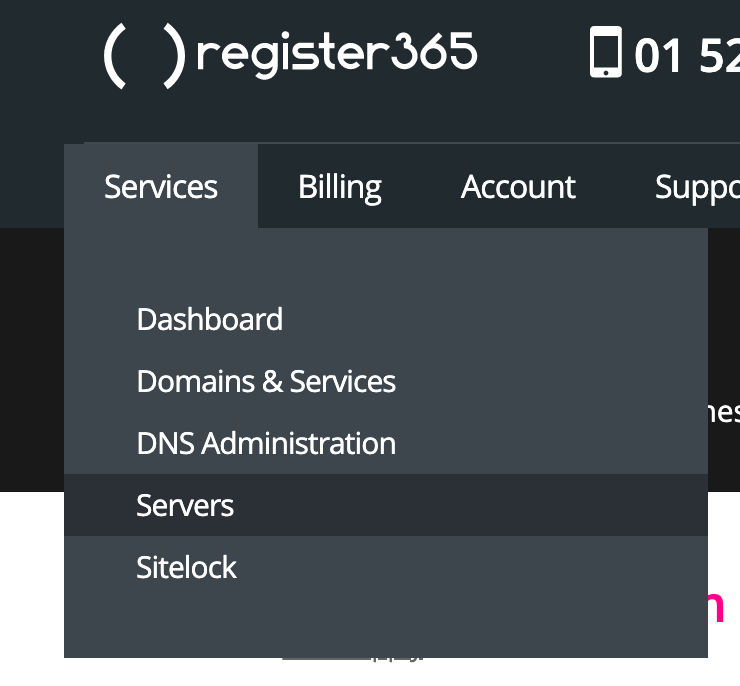 Register 365 Dashboard