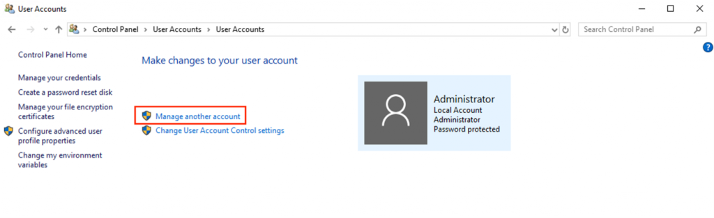 Windows User Accounts