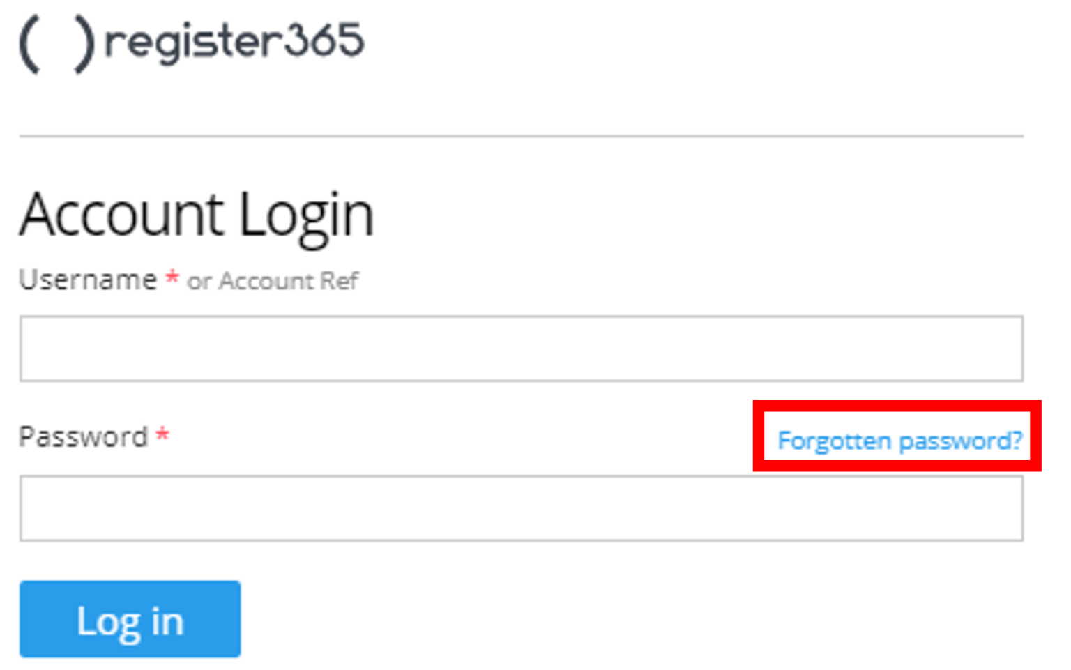 How to Log into your Online Control Panel - Support Centre - Register365